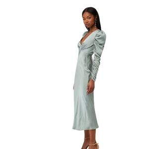 Line & Dot Maya Dress - Sage- Size Small- New!! NWT